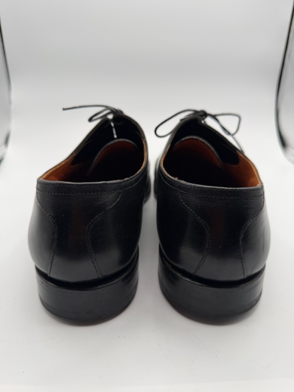 Hall Madden The Timeless Black Cap-Toe Oxford Dress Shoes Size 45.5(12.5 US) - Picture 5 of 12